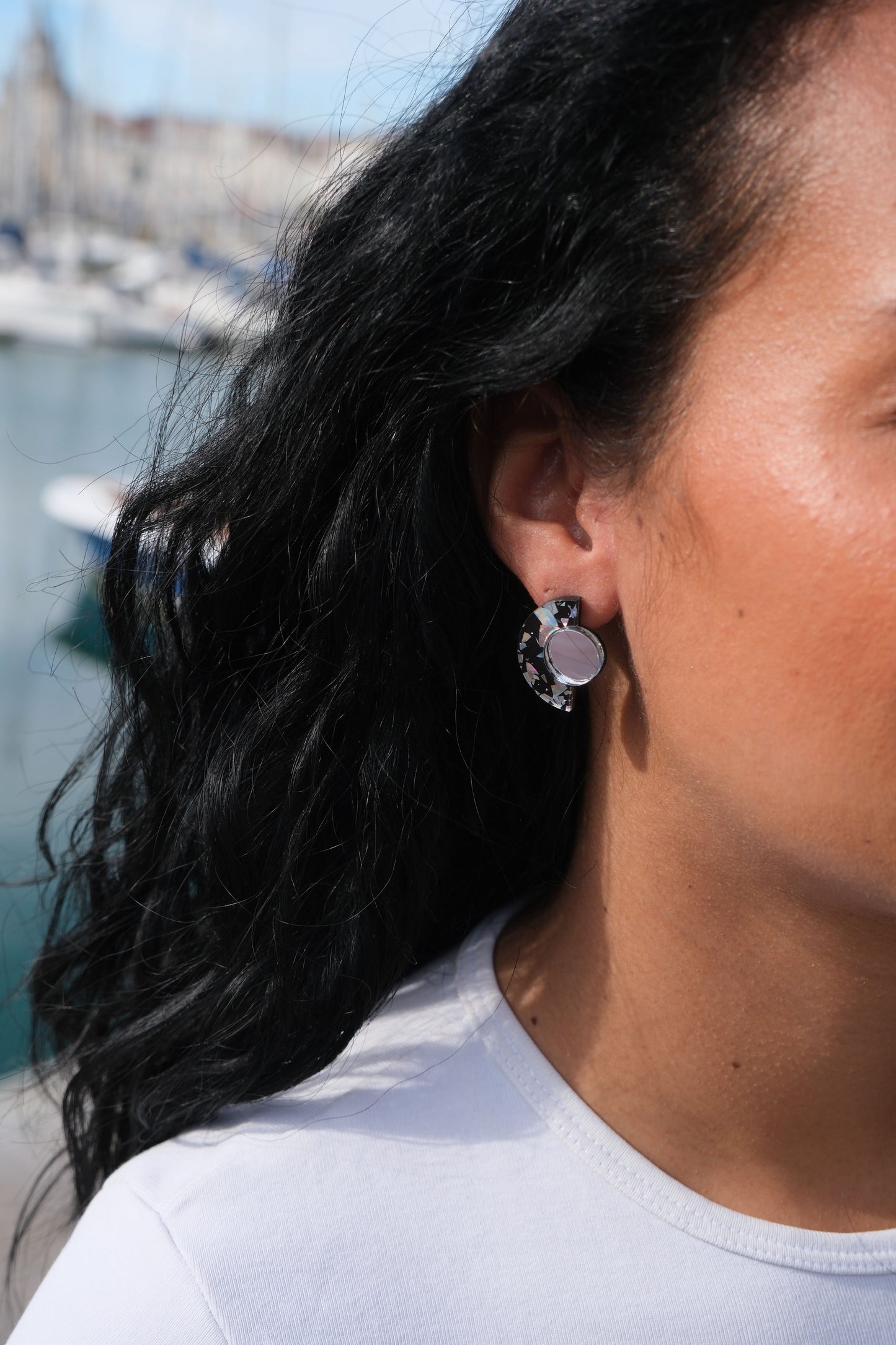 Boucles d'Oreilles Puces Roseline