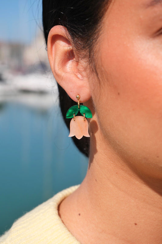 Boucles d'Oreilles Tulipes