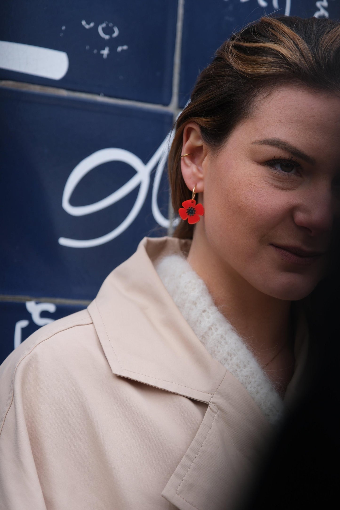 Boucles d'Oreilles Créoles Poppy