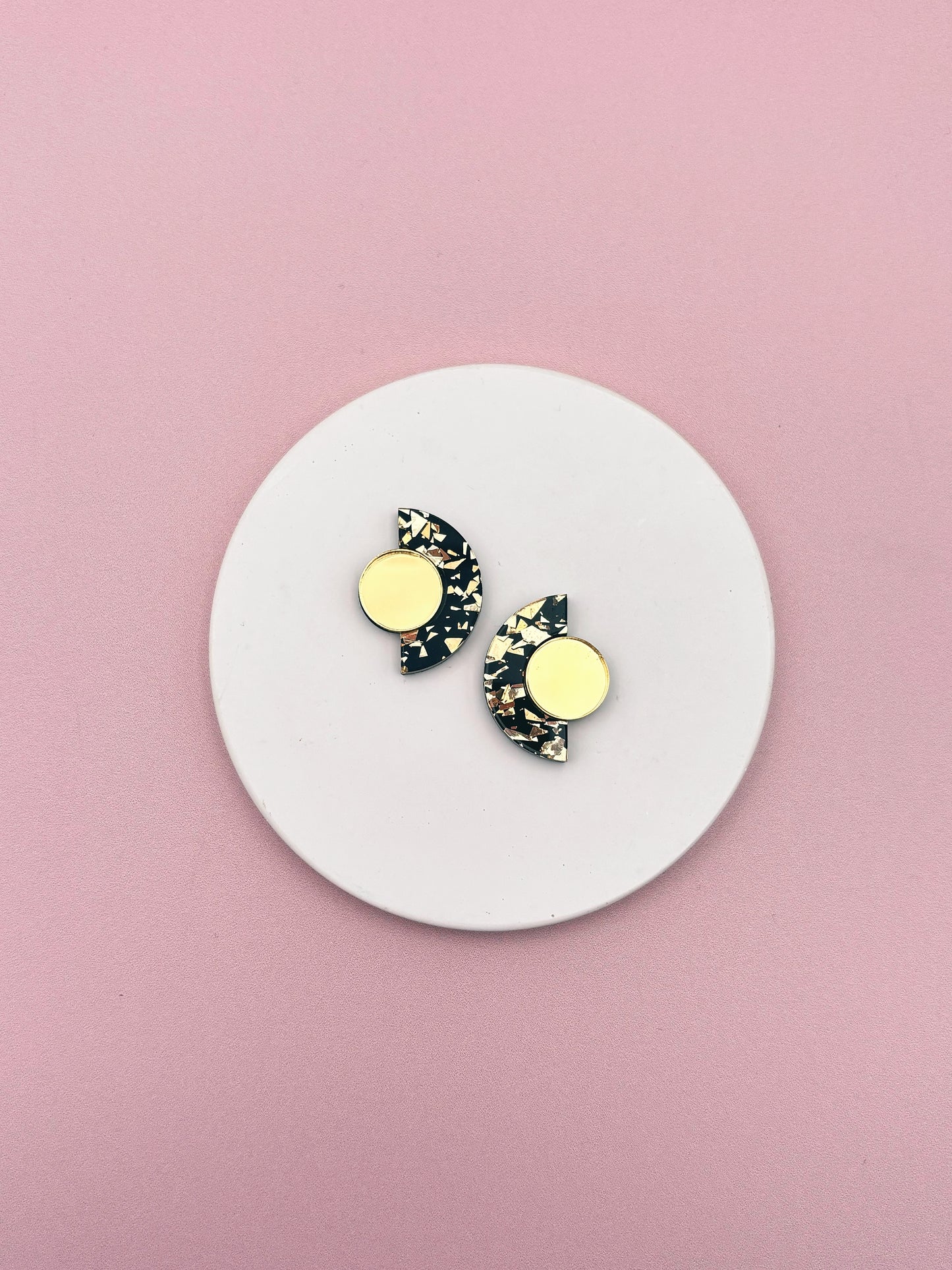 Boucles d'Oreilles Puces Roseline