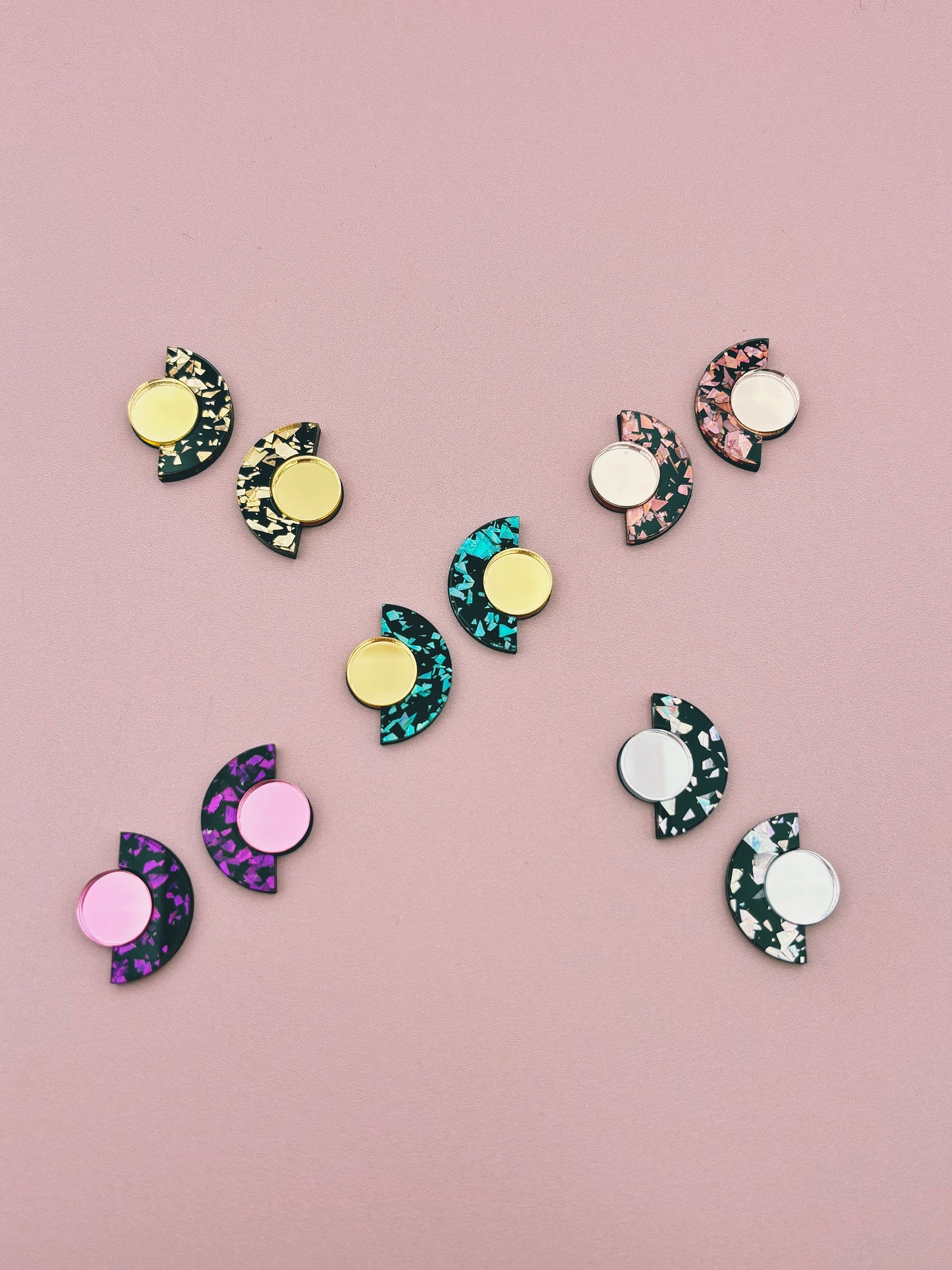 Boucles d'Oreilles Puces Roseline