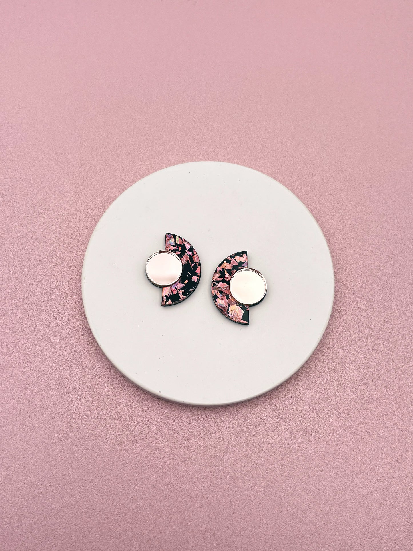 Boucles d'Oreilles Puces Roseline