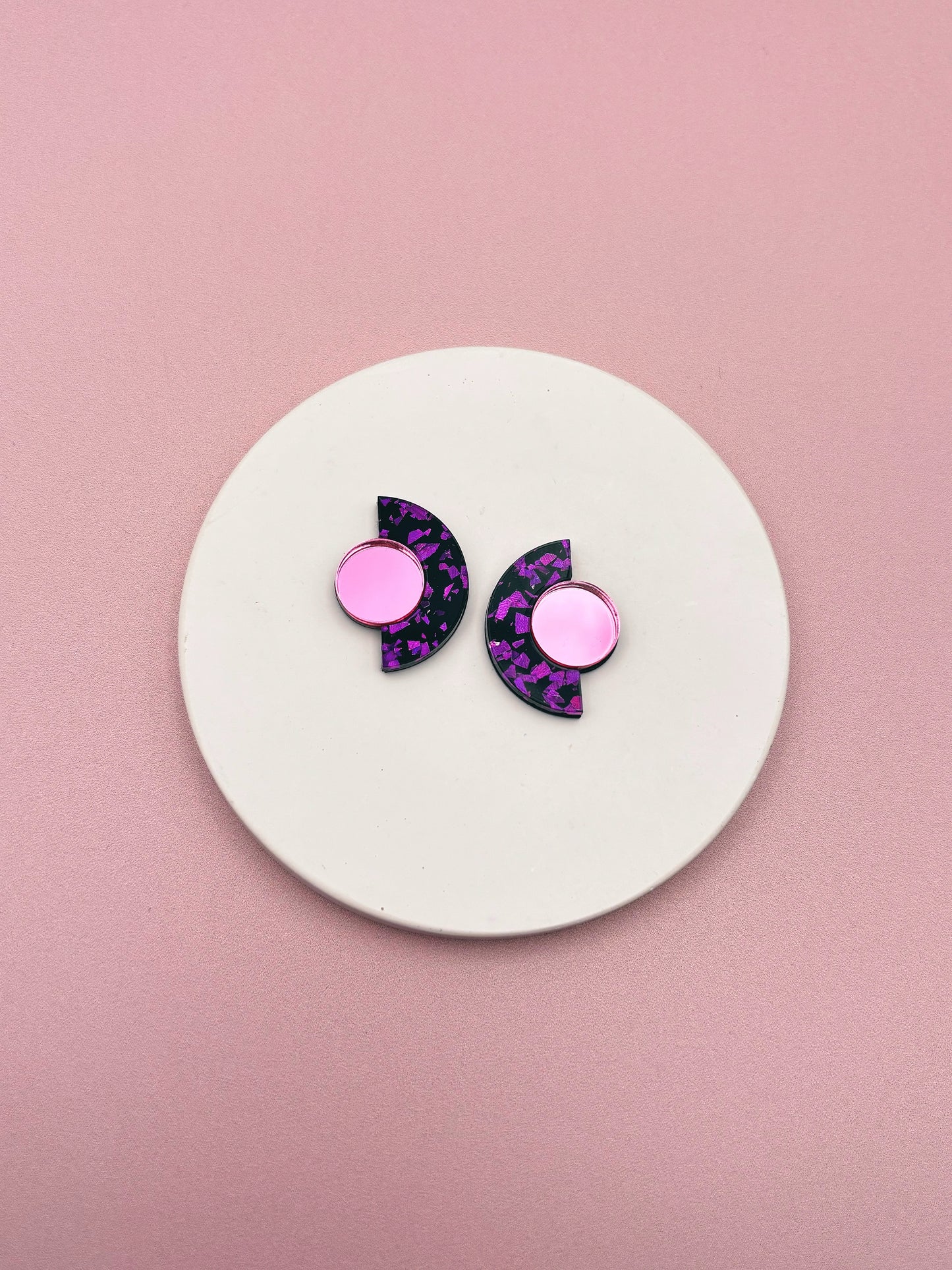 Boucles d'Oreilles Puces Roseline