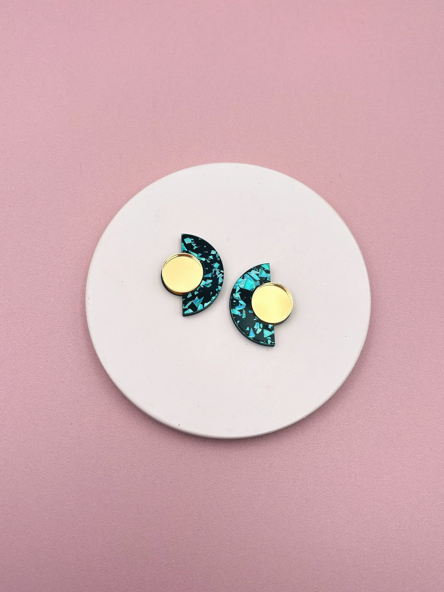 Boucles d'Oreilles Puces Roseline