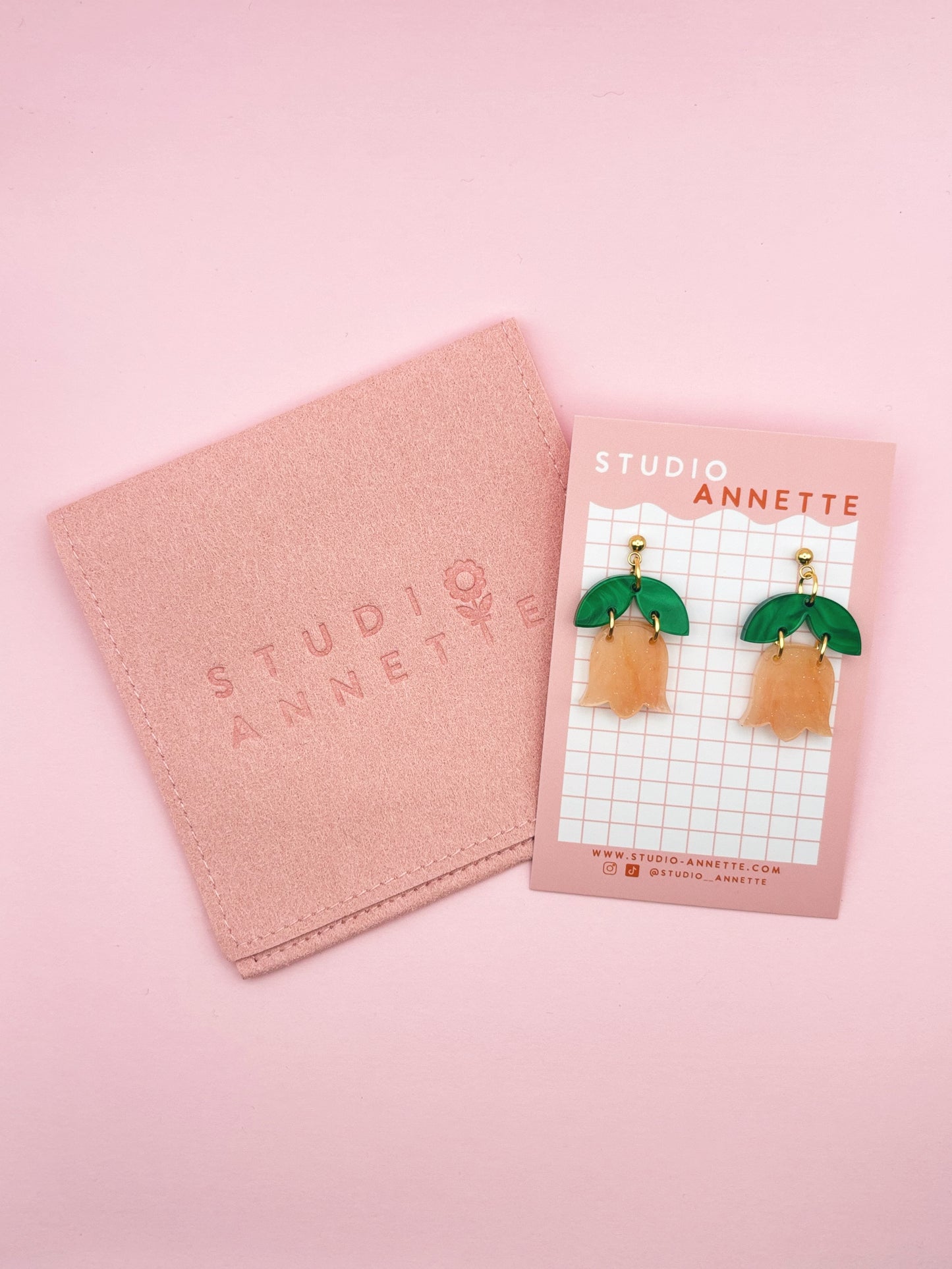 Boucles d'Oreilles Tulipes