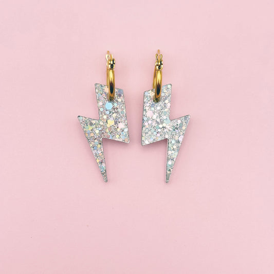 Créoles Eclairs Pailletés