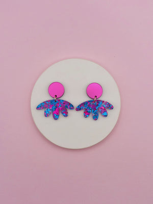 Magenta Miroir / Paillettes Electric