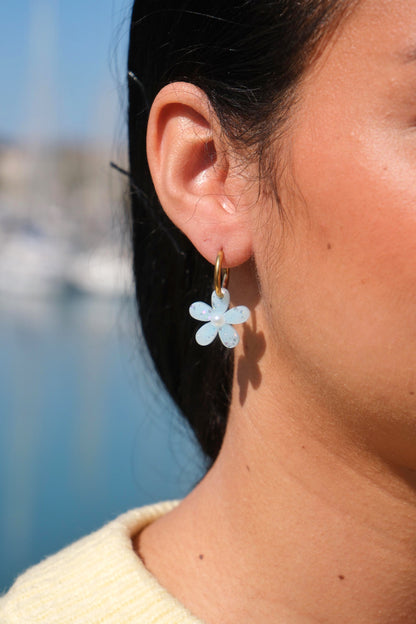 Boucles d'Oreilles Créoles Marguerite