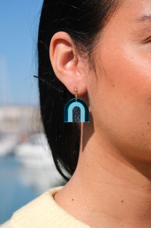 Boucles d'Oreilles Rainbow