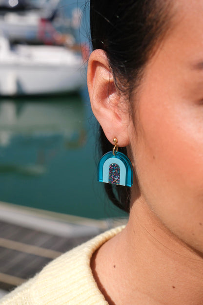 Boucles d'Oreilles Rainbow