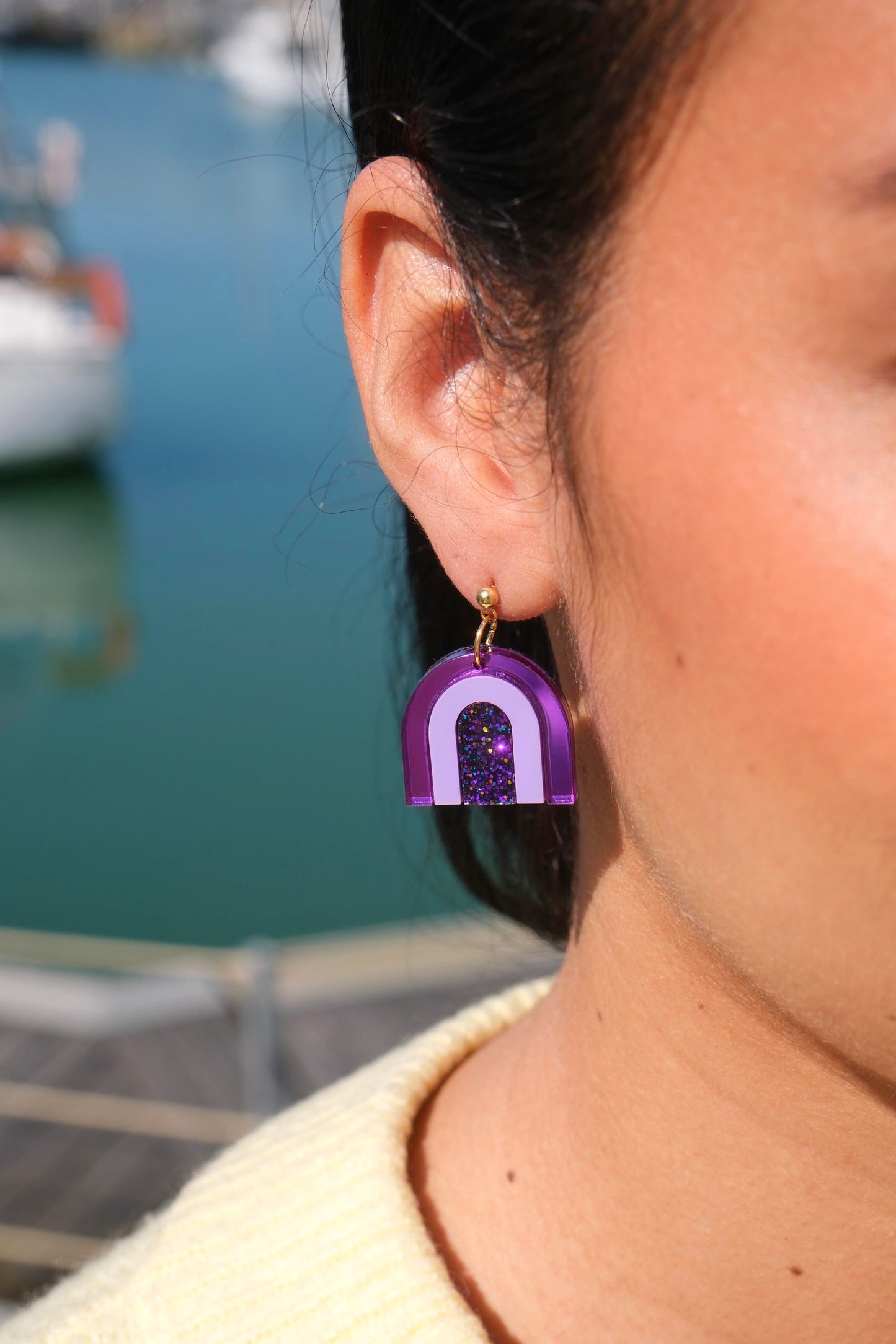 Boucles d'Oreilles Rainbow