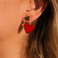 Boucles d'oreilles or - Grands Coeurs