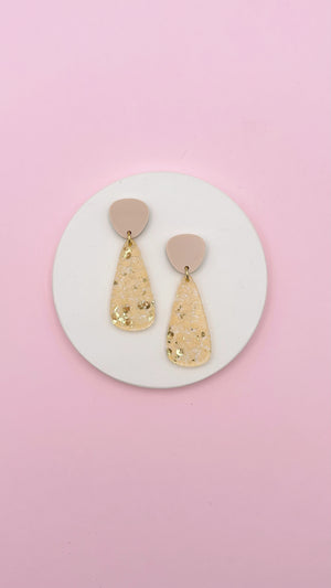 Beige + Confettis Multicolores