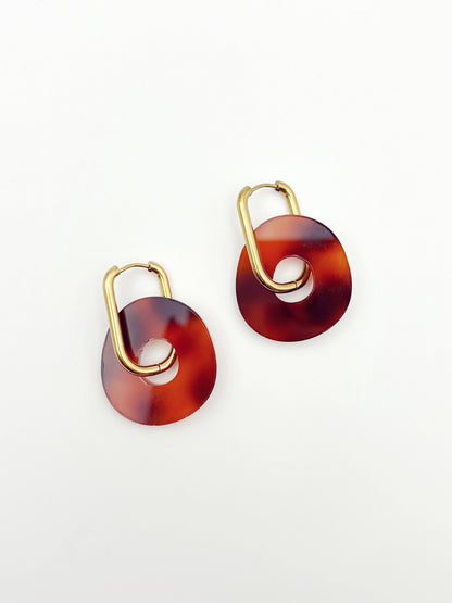 Boucles d'Oreilles Créoles Grands Donuts
