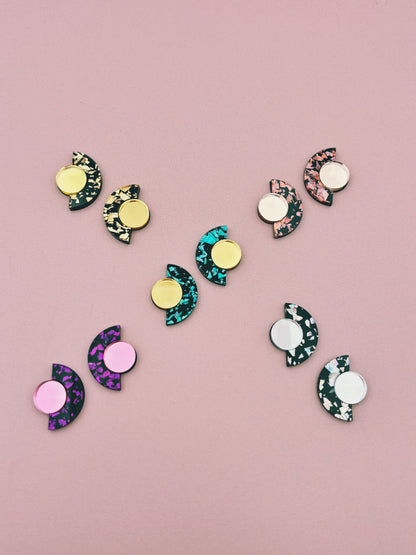 Boucles d'Oreilles Puces Roseline