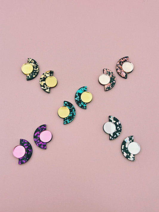 Boucles d'Oreilles Puces Roseline