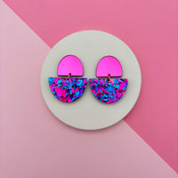 Magenta Miroir / Paillettes Electrique