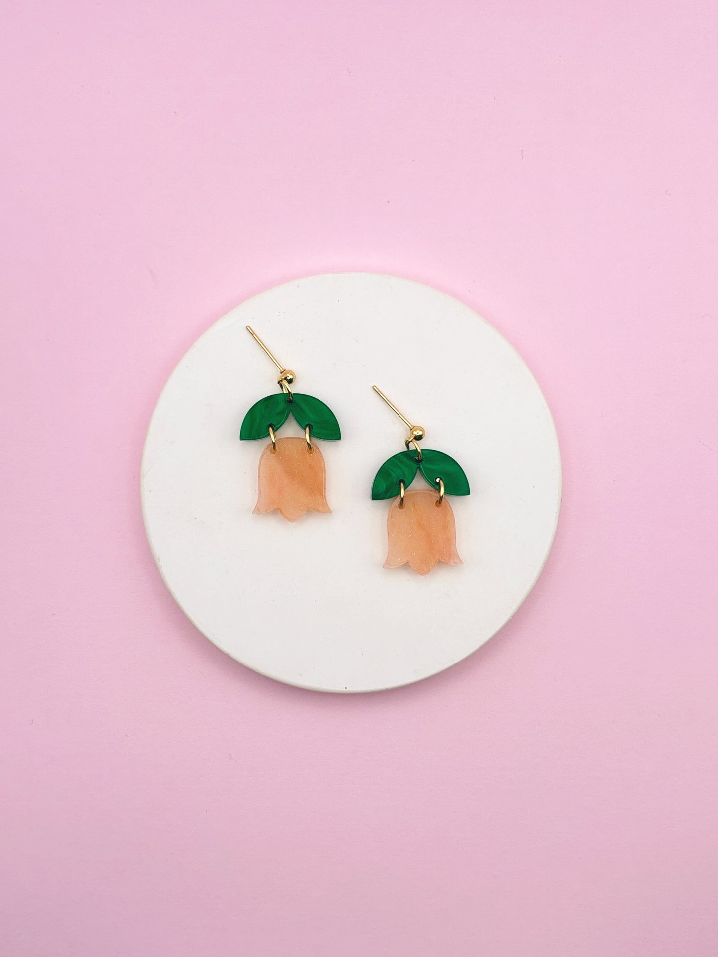 Boucles d'Oreilles Tulipes