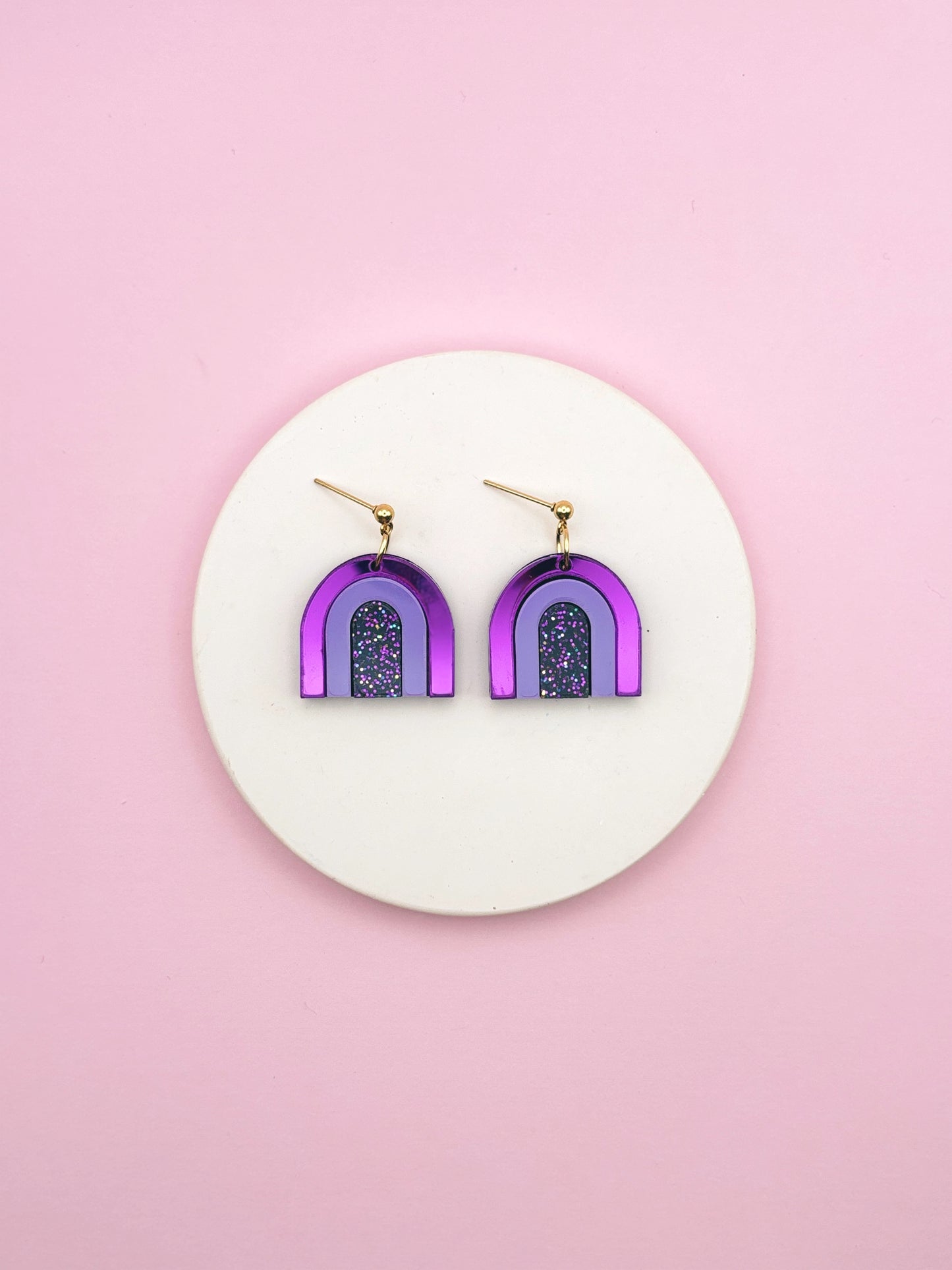 Boucles d'Oreilles Rainbow