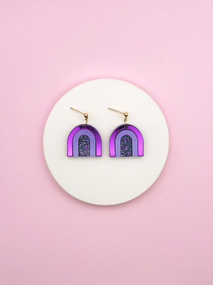 Boucles d'Oreilles Rainbow