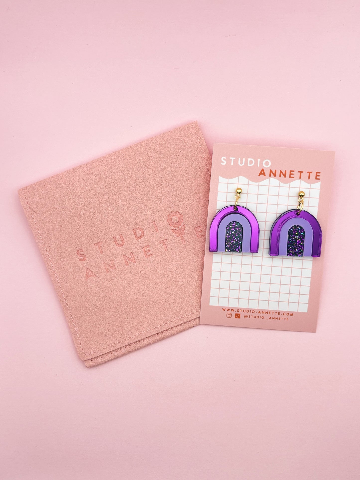 Boucles d'Oreilles Rainbow