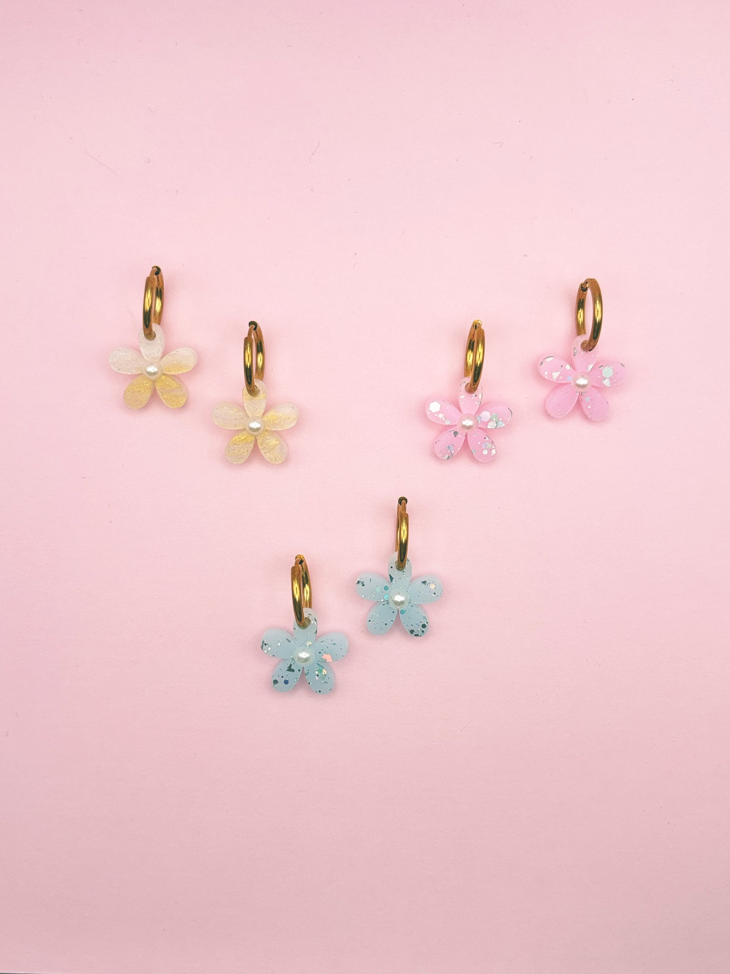 Boucles d'Oreilles Créoles Marguerite