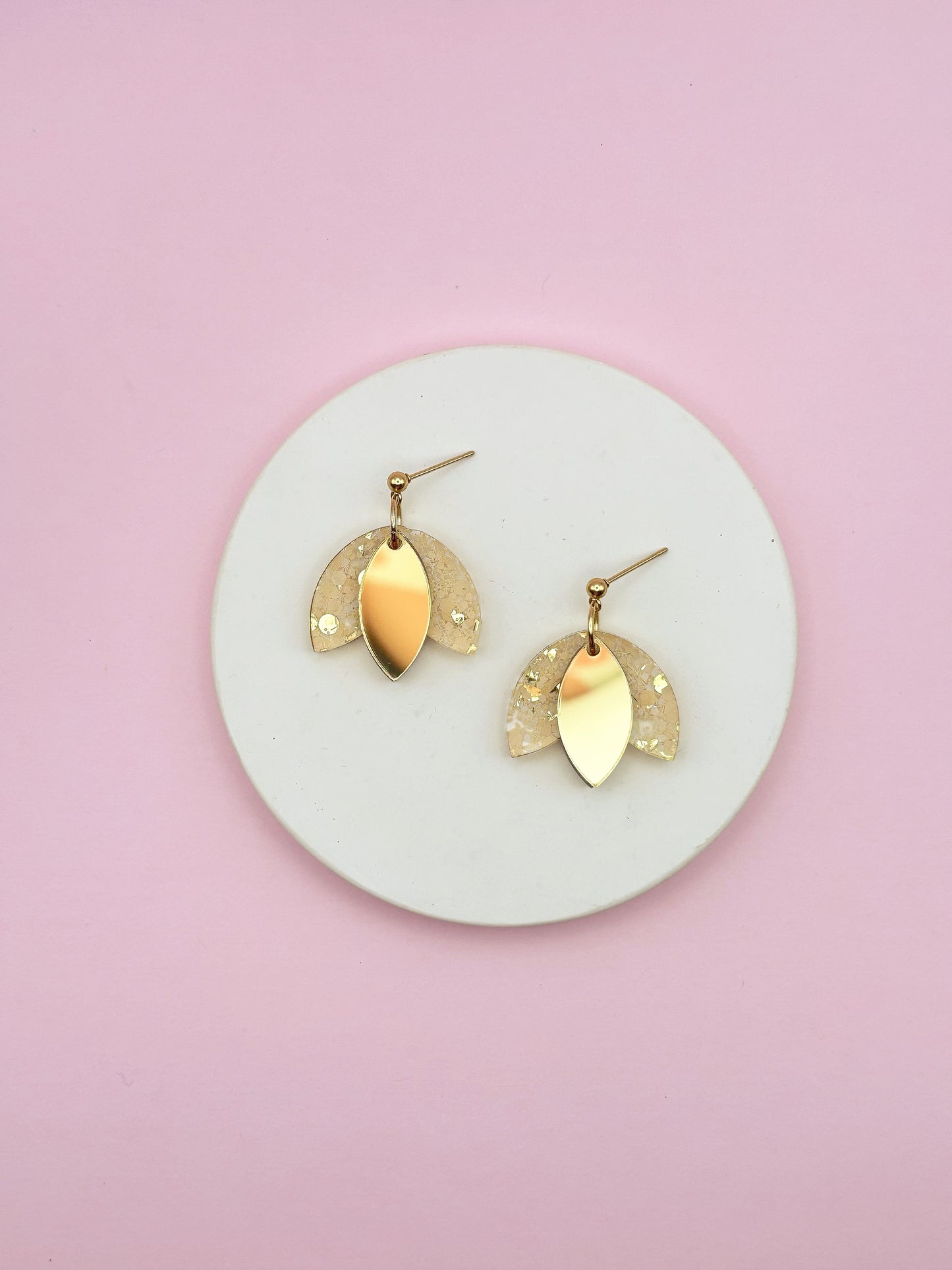 Boucles d’oreilles Lotus