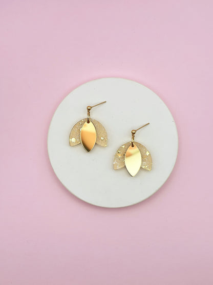 Boucles d’oreilles Lotus