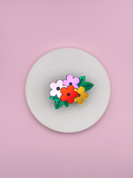 Broche Bouquet Fleuri