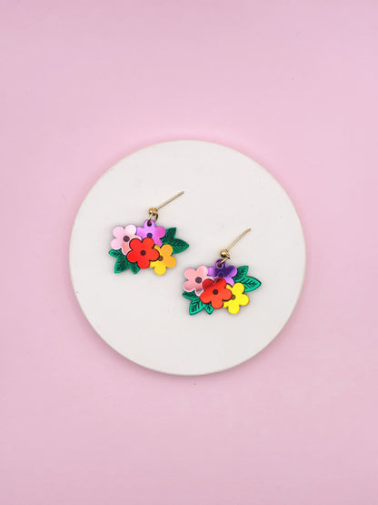 Boucles d'oreilles Bouquet