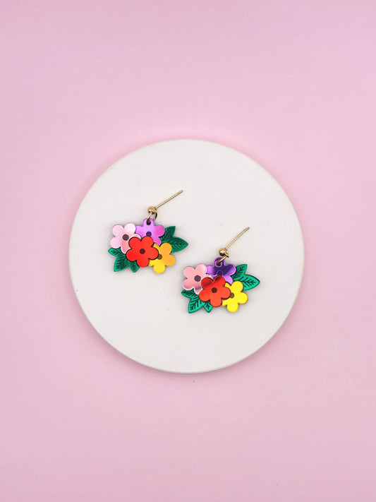 Boucles d'oreilles Bouquet