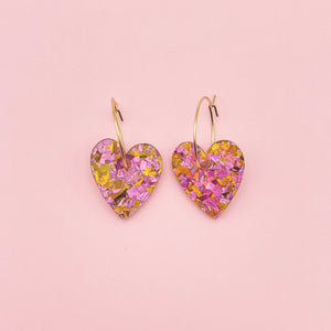 Grosses paillettes Rose / Or