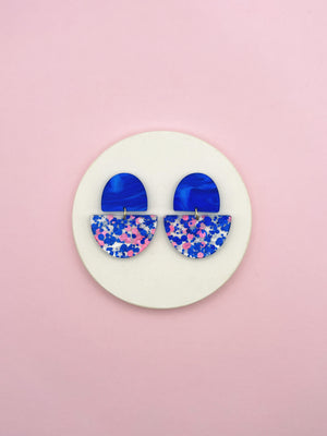 Bleu / Confettis Stars