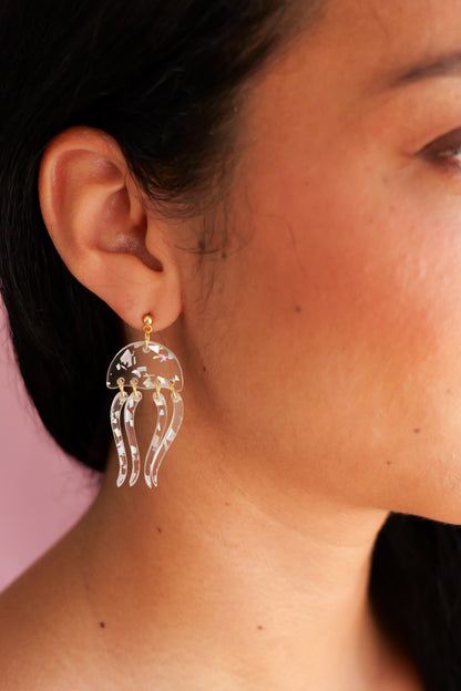 Boucles d'oreilles Méduses