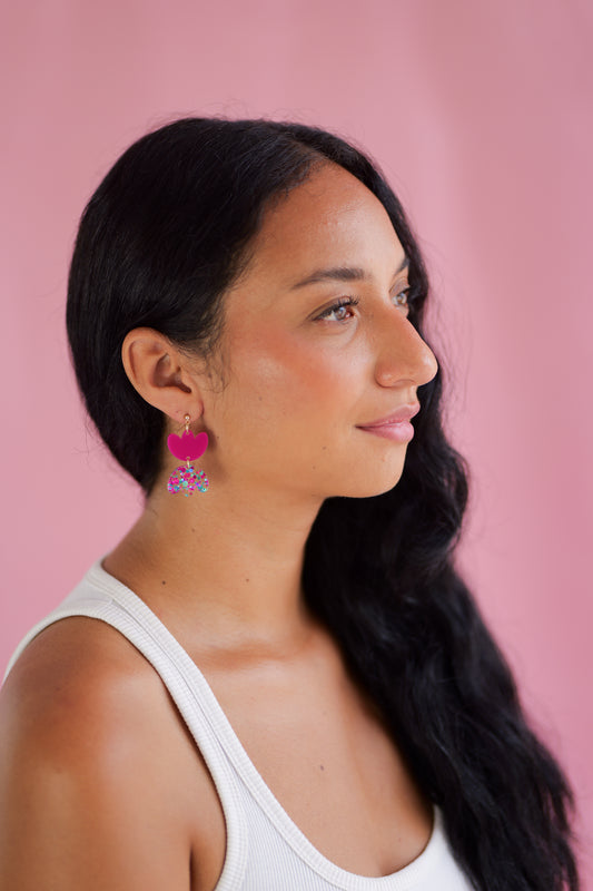 Boucles D'oreilles Rosette