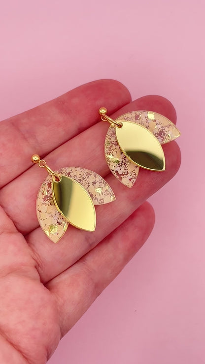 Boucles d’oreilles Lotus