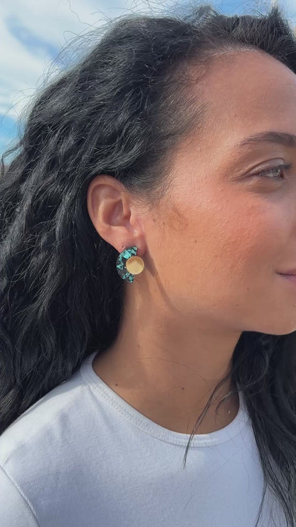 Boucles d'Oreilles Puces Roseline