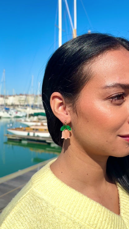 Boucles d'Oreilles Tulipes