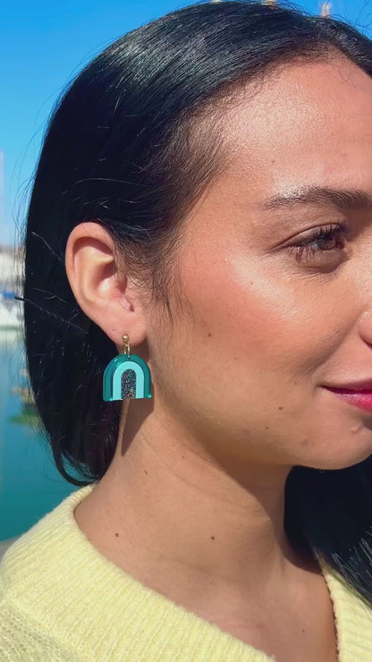 Boucles d'Oreilles Rainbow