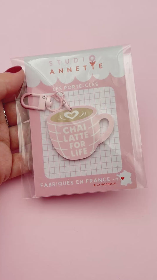 Porte-clés Chaï Latte