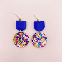 Bleu + Confettis